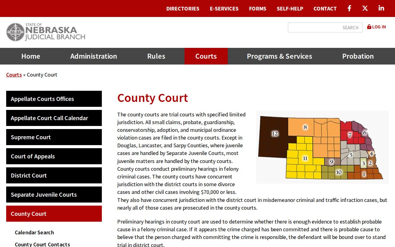 Thurston County court docket County Court jurisdiction overview