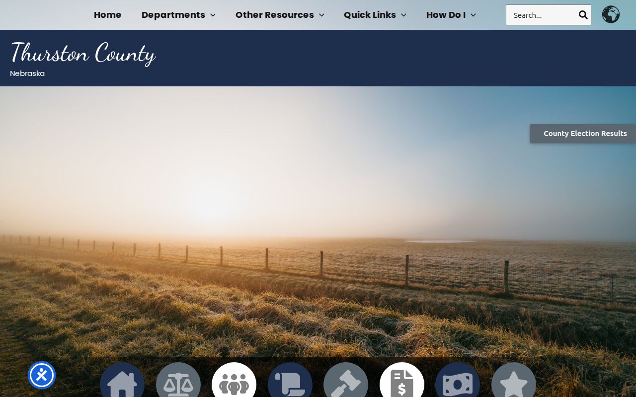Thurston County court docket official county home and community context